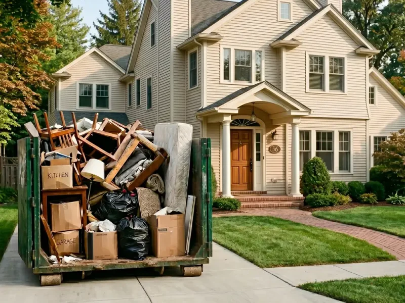 Real Estate and Eviction Cleanout Service by Rockland Junk Removal and Hauling